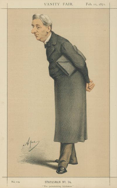 De Hoogedelachtbare William Monsell (kleur litho) door Carlo Pellegrini