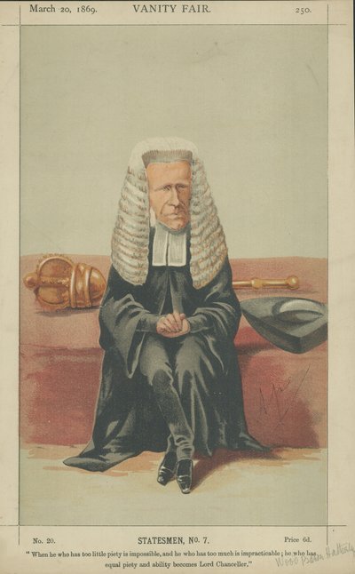 William Page Wood, Baron Hatherley door Carlo Pellegrini
