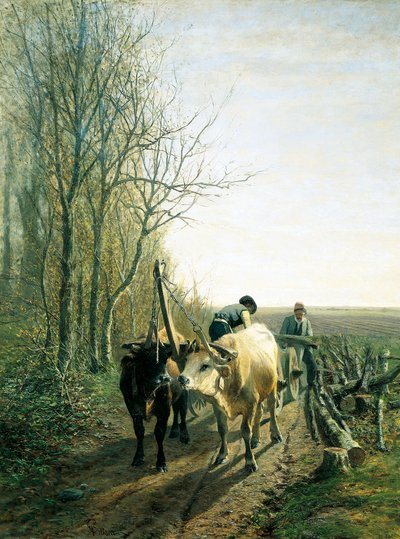 Verwachte belasting (ossen voor de wagen) door Carlo Pittara