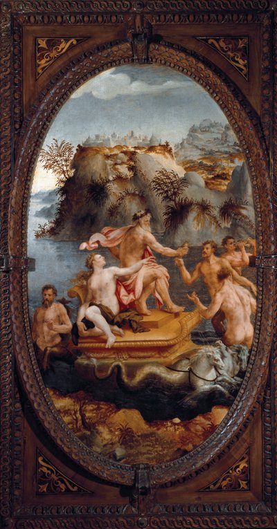 Neptunus en Amphitrite door Carlo Portelli