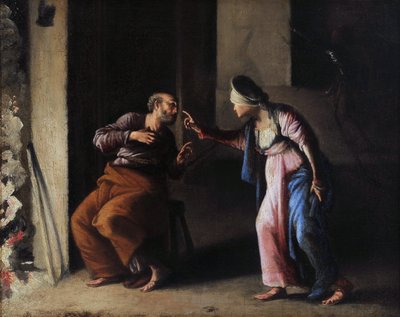 De ontkenning van St. Peter door Carlo Saraceni