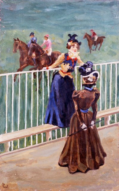 Parijs, op de renbaan door Carlo Wostry