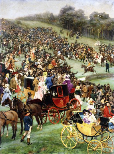 De Steeplechase door Carlo Wostry