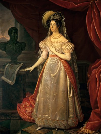 Portret van Maria Cristina van Savoye door Carlo de Falco