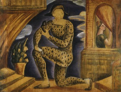 Harlekijn en Colombine door Carlos Alberto Castellanos