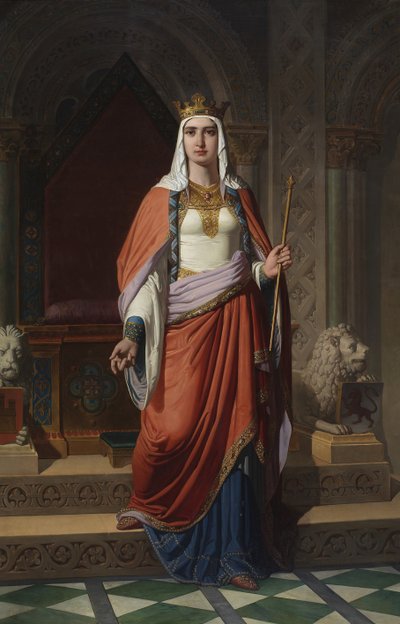 Koningin Urraca van León en Castilië, 1857 door Carlos Múgica y Pérez