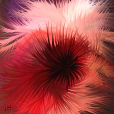 Spiraal van licht en kleur door Carol Sousa Cuello