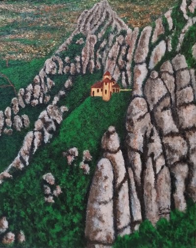 Santa Cova de Montserrat door Carol Sousa Cuello