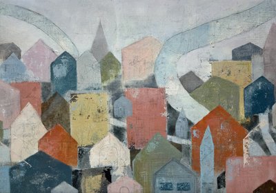 Speelse dorpshuisjes door Carolina Gårdheim