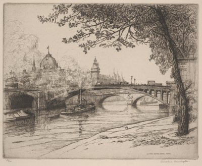 Le Pont Notre Dame, Parijs door Caroline Armington
