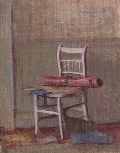 Hoek van het atelier door Caroline Hervey Bathurst