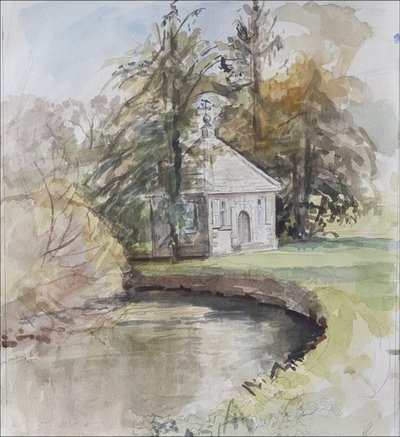 Izaak Waltons visserstempel, Dovedale, 2008 door Caroline Hervey Bathurst