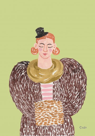 Speels modeportrait door Caroline Roberts