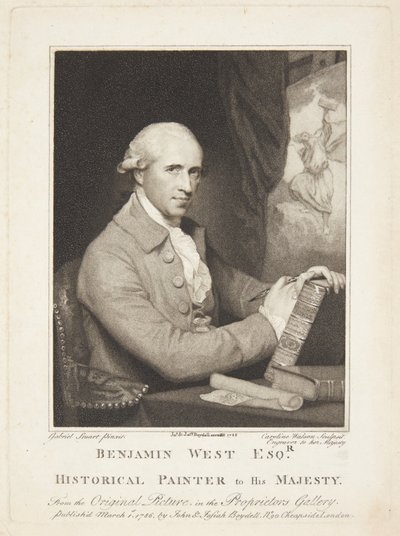 Benjamin West door Caroline Watson