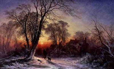 Winteravond door Caroline Williams