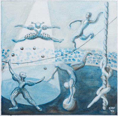 Circusscène II, 1994 door Carolyn Hubbard Ford