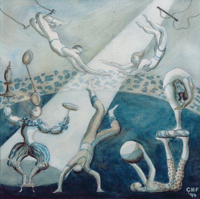Circusscène I, 1994 door Carolyn Hubbard Ford