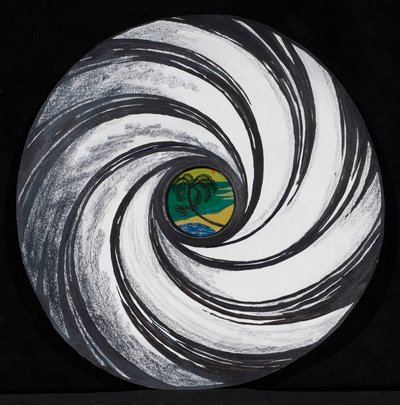 Lenswerveling met palmboom, 2005 door Carolyn Hubbard Ford