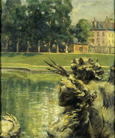 Bassin de Neptunus, Versailles door Carroll Beckwith
