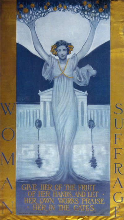 Vrouwenkiesrecht, ca. 1905 door Cary