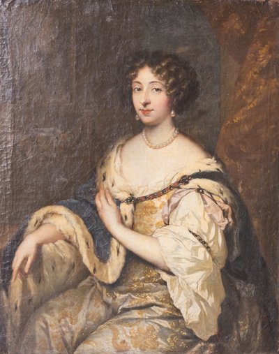 Portret van Maria Mancini Colonna door Caspar (attr. to) Netscher