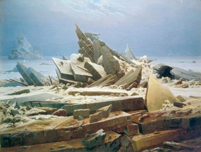 De ijszee door Caspar David Friedrich