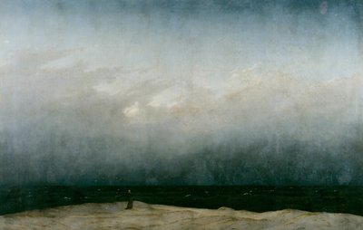 De monnik aan zee door Caspar David Friedrich