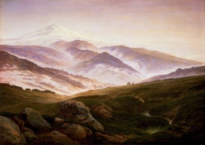 Herinnering aan het Reuzengebergte door Caspar David Friedrich