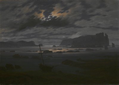 Noordelijke Zee in het Maanlicht door Caspar David Friedrich