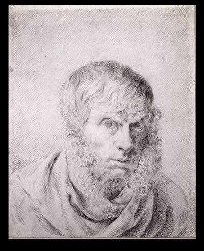 Zelfportret, c.1810 door Caspar David Friedrich