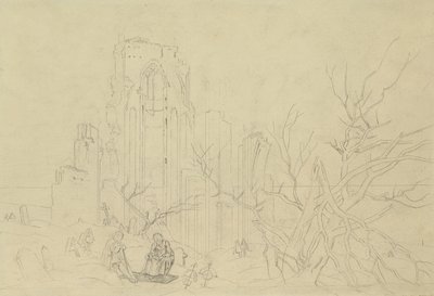 Studie voor Winter, 1803 door Caspar David Friedrich