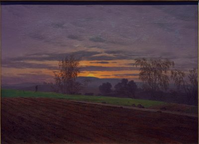 Geploegde akker door Caspar David Friedrich
