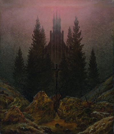 Het kruis in de bergen, ca. 1812 door Caspar David Friedrich