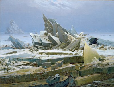 De Poolzee door Caspar David Friedrich