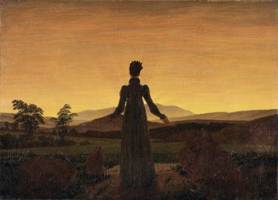 Vrouw voor de Opkomende Zon, ca 1818 door Caspar David Friedrich