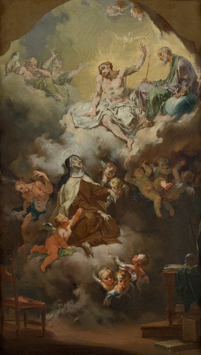 Hemelvaart van de heilige Teresa van Ávila door Caspar Franz Sambach