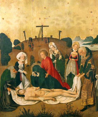 Kruisafneming van Christus (detail) door Caspar Isenmann