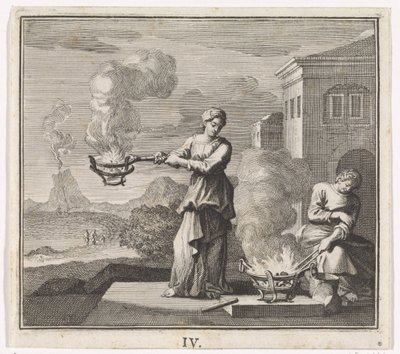 Embleem: vuur door Caspar Luyken