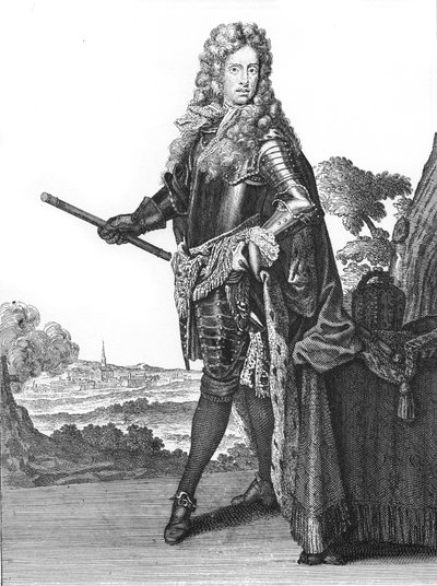 Joseph I, Heilige Roomse Keizer 1678-1711 - Portret van keizer Joseph I van het Heilige Roomse Rijk (1678-1711), Duitse Roomse keizer - tekeningen door Caspar Luyken - Gegraveerd & Uitgegeven door Christoph Weigel (Neurenberg 1703) door Caspar Luyken