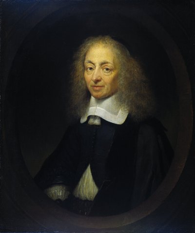 Portrait of Constantijn Huygens (1596-1687) door Caspar Netscher