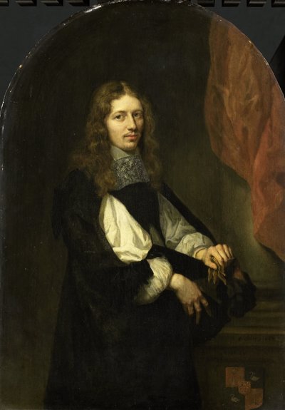 Portret van Pieter de Graeff (1638-1707), heer van Zuid-Polsbroek, Purmerland en Ilpendam. Schepen van Amsterdam door Caspar Netscher