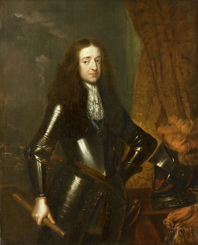 Portret van Willem III (1650-1702), Prins van Oranje en sinds 1689, Koning van Engeland door Caspar Netscher