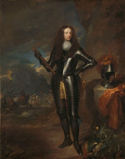 Portret van Willem III, Prins van Oranje en Stadhouder door Caspar Netscher