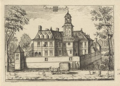Het huis Plettenburg te Jutphaas door Caspar Specht