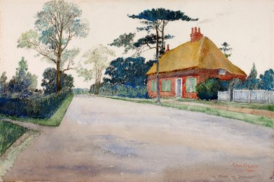 Een weg in Dorset door Cass Gilbert