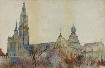 Kathedraal van Antwerpen, 1899 door Cass Gilbert