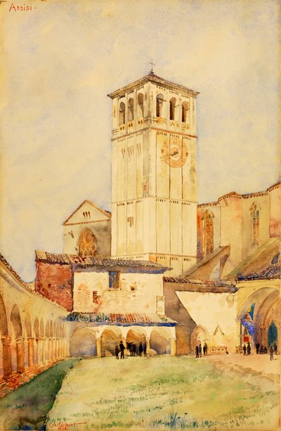 Kerk van St. Franciscus, Assisi door Cass Gilbert