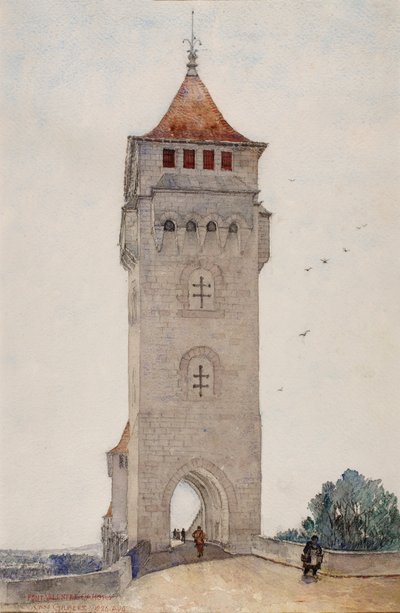 Pont Valentre, Cahors door Cass Gilbert