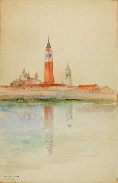 San Giorgio Maggiore, Venetië, 1898 door Cass Gilbert