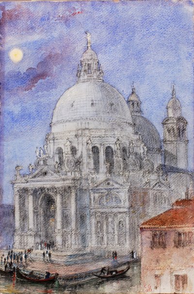Santa Maria Della Salute, Venetië, 1933 door Cass Gilbert